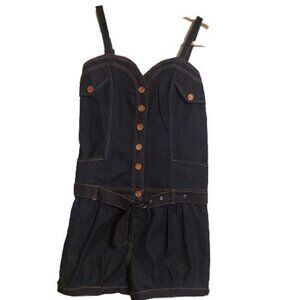 Santory Jean Romper Size M NWT